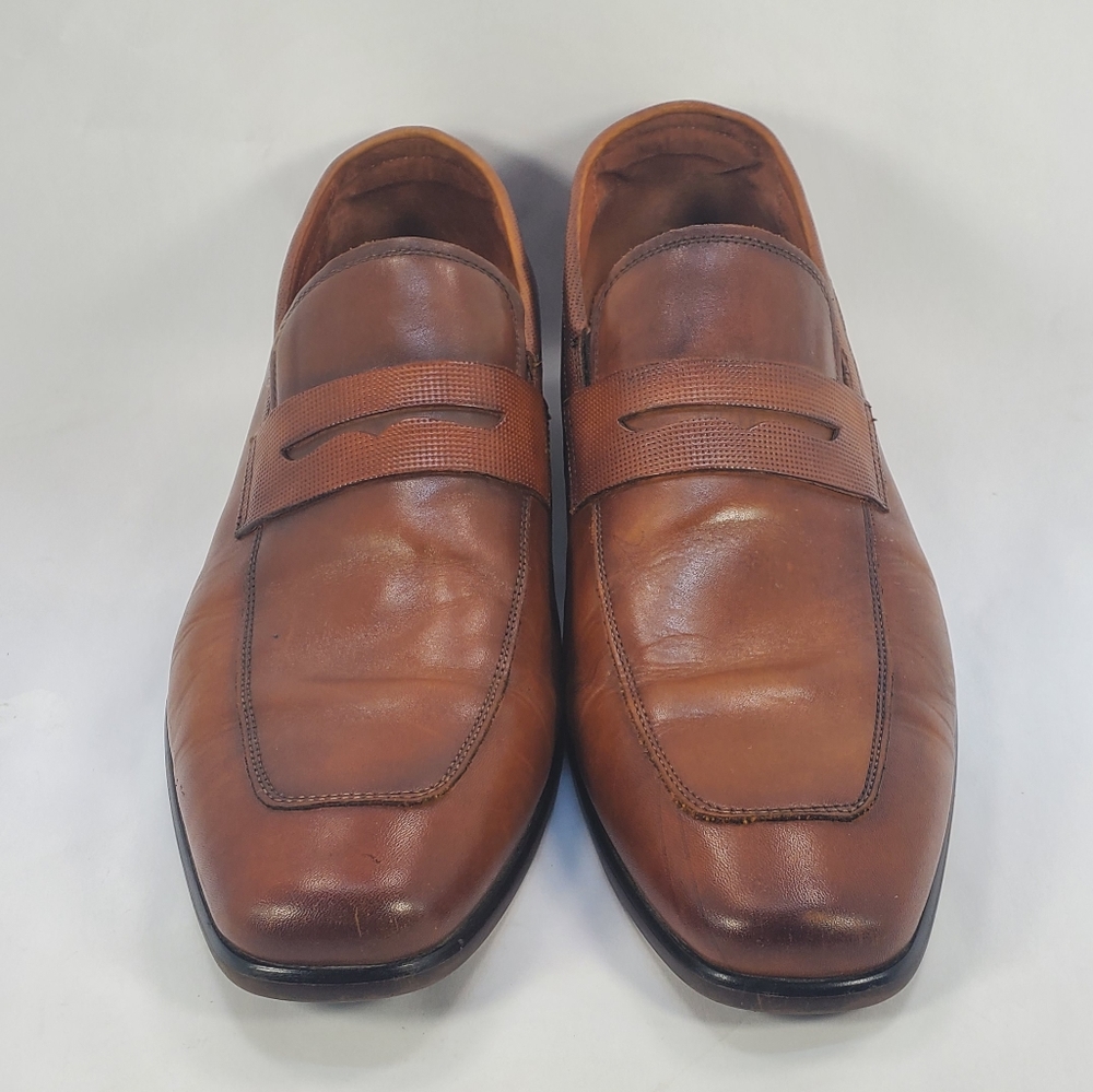Florsheim Brinson Postino Penny Slip On Shoes - Picture 2 of 8